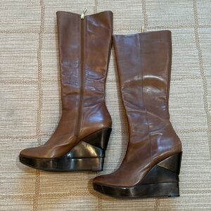 Diane VonFurstenberg leather boots